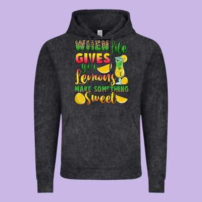 When Life Gives You Lemons Make Something Vintage Hoodie Designed By Ranaportraitstore