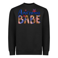 Black american babe Heavyweight Sweatshirt - LillyAllenDesigns