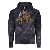 Cloud Black dinosaur stegosaurus Vintage Hoodie - Artiststas