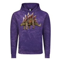 Cloud Purple dinosaur stegosaurus Vintage Hoodie - Artiststas