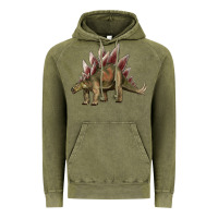 Dinosaur Stegosaurus Vintage Hoodie | Teevron