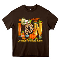 Chocolate Brown fall lpn licensed practical nurse Heavy Core Tee - Zillion Design Studio