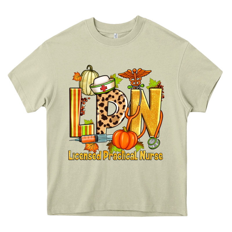 Fall Lpn Licensed Practical Nurse Heavy Core Tee by Zillion Design Studio | Teevron
