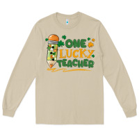 Mushroom one lucky teacher Long Sleeve Tee - MaliasSmallBusiness