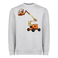 Heather Grey Boom Lift Heavyweight Sweatshirt - LillyAllenDesigns