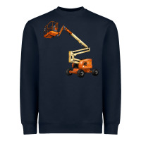 Navy Boom Lift Heavyweight Sweatshirt - LillyAllenDesigns