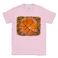 Bubblegum Pink glitter leopard basketball background Classic Tee - RanaPortraitStore