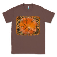 Chestnut glitter leopard basketball background Classic Tee - RanaPortraitStore