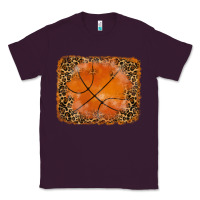 Plum glitter leopard basketball background Classic Tee - RanaPortraitStore