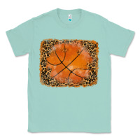 Seafoam glitter leopard basketball background Classic Tee - RanaPortraitStore