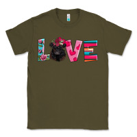 Army Green belted galloway Classic Tee - AdoDesignShop