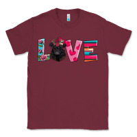 Burgundy belted galloway Classic Tee - AdoDesignShop