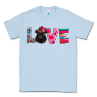 Dusty Blue belted galloway Classic Tee - AdoDesignShop
