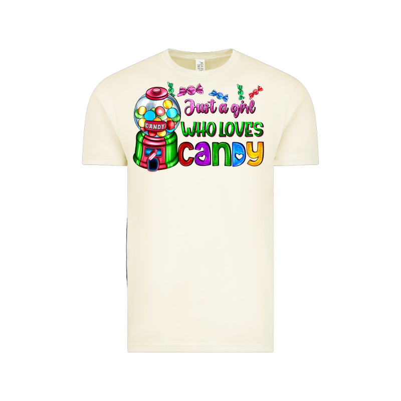 Just A Girl Who Loves Candy Vintage Tee by AdoDesignShop | Teevron