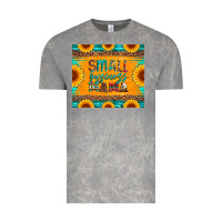 Small Business Mama Leopard Turquoise Aztec Serape Cowhide Sunflowers Vintage Tee | Teevron