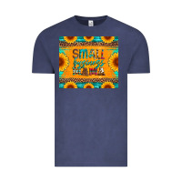 Vintage Denim small business mama leopard turquoise aztec serape cowhide sunflowers Vintage Tee - Artiststas
