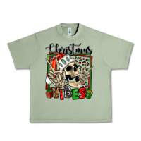 Oil Green christmas vibes skeleton Urban Heavy Tee - Jasminsmagicworld