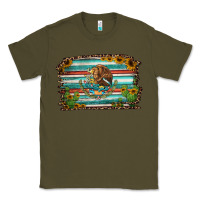 Army Green cactus turquoise serape leopard mexican flag Classic Tee - Jasminsmagicworld