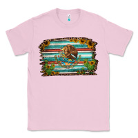 Bubblegum Pink cactus turquoise serape leopard mexican flag Classic Tee - Jasminsmagicworld
