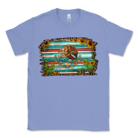 Colony Blue cactus turquoise serape leopard mexican flag Classic Tee - Jasminsmagicworld