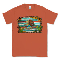 Copper cactus turquoise serape leopard mexican flag Classic Tee - Jasminsmagicworld