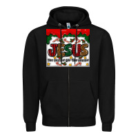 Black jesus the reason for the season Zipper Hoodie - MaliasSmallBusiness