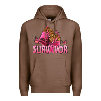 Chestnut Breast Cancer survivor afro nails Premium Hoodie - NancyCooperArtShop