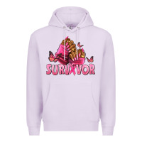 Lilac Breast Cancer survivor afro nails Premium Hoodie - NancyCooperArtShop
