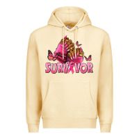 Pina Colada Breast Cancer survivor afro nails Premium Hoodie - NancyCooperArtShop