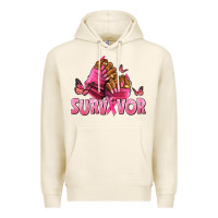 Tofu Breast Cancer survivor afro nails Premium Hoodie - NancyCooperArtShop
