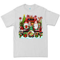 Dove Grey christmas gnome truck Premium Tee - texasbilliewilder