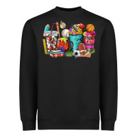 Black p.e. teacher coffee cups Heavyweight Sweatshirt - NancyCooperArtShop