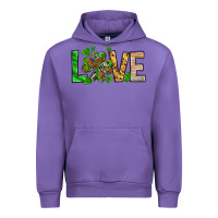 Tulip St. Patrick's Love luck with clover Urban Hoodie - HowdyJamesFarm