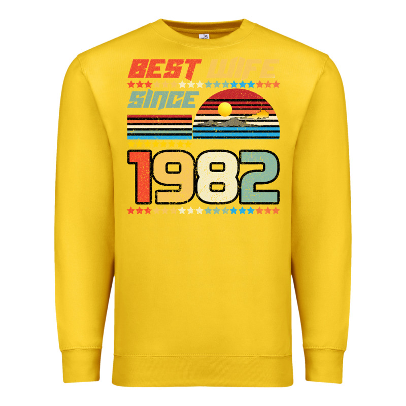 Best Wife Since 1982 Premium Sweatshirt by Bettercallsaul | Teevron