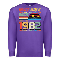 Purple Best Wife Since 1982 Premium Sweatshirt - Bettercallsaul