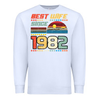 White Best Wife Since 1982 Premium Sweatshirt - Bettercallsaul