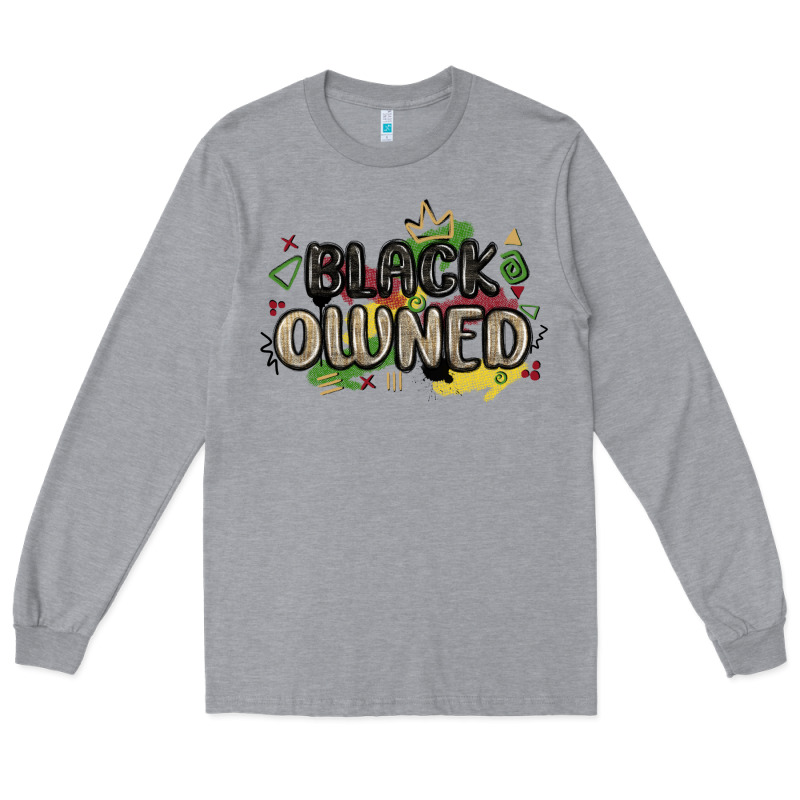 Black Owned Long Sleeve Tee by MaliasSmallBusiness | Teevron