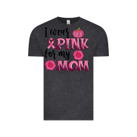 Vintage Black i wear pink for my mom sunlower and pumpkin Vintage Tee - AdoDesignShop