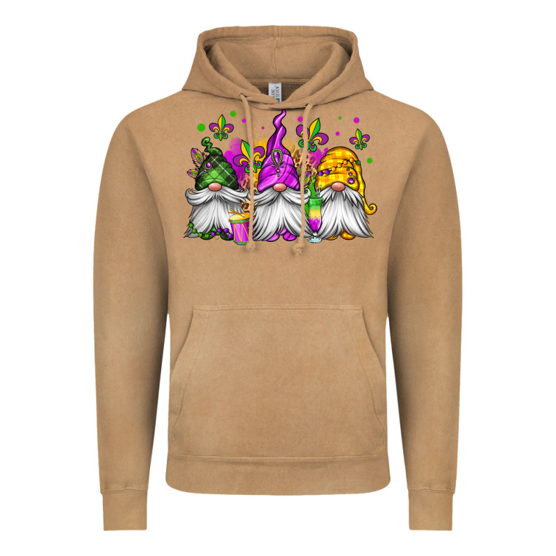 Mardi Gras Gnomes Vintage Hoodie by Jasminsmagicworld | Teevron