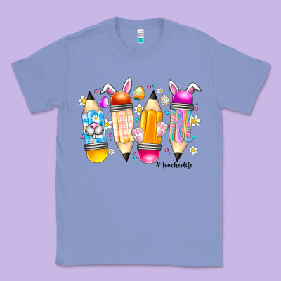 Easter Teacher Life Classic Tee Designed By Cowhidedigitalart