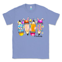 Colony Blue Easter Teacher Life Classic Tee - CowhideDigitalArt