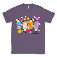 Lavender Easter Teacher Life Classic Tee - CowhideDigitalArt