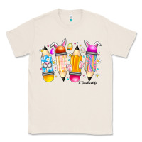 Natural Easter Teacher Life Classic Tee - CowhideDigitalArt