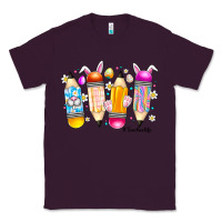 Plum Easter Teacher Life Classic Tee - CowhideDigitalArt