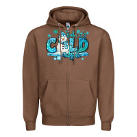 Chestnut baby its cold outside Zipper Hoodie - MaliasSmallBusiness