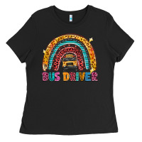 Black bus driver Ladies Tee - texasbilliewilder