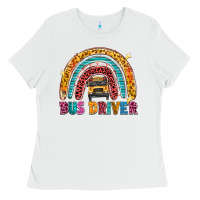 White bus driver Ladies Tee - texasbilliewilder
