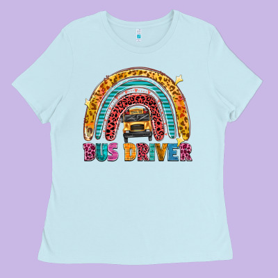 Bus Driver Ladies Tee Designed By Texasbilliewilder