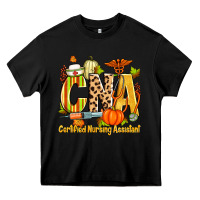 Black fall cna certified nursing assistant Heavy Core Tee - Zillion Design Studio