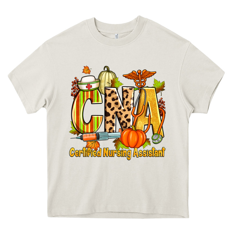 Fall Cna Certified Nursing Assistant Heavy Core Tee by Zillion Design Studio | Teevron